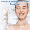 Sunscreen for Face, Universal Protector Solar SPF 50, Protector Solar Con Color, Hydrating Sun Essence Face Sunscreen