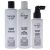 System 1 Kit by Nioxin for Unisex - 3 Pc 10.1oz Cleanser Shampoo, 10.1oz Scalp Therapy Conditioner, 3.38oz Scalp and Hair Treatment