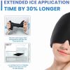 Gel Hot Cold Therapy Headache Pain Relief Cap 360¬∞ Massage Migraine Relief Hat Reusable Ice Head Wrap for Headache and Puffy Eyes