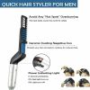 Hair Straightener Men Multifunctional Comb Curling Electric Brush Professional Hair Comb Brush Beard Straightener Hair Curler Fast Heating Styling Too