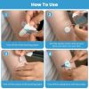 100Pcs Sensor Covers for Libre Waterproof Sweatproof Strong Stick Transparent Invisible Adhesive Patches No Glue Hole On The Center Long Lasting Tape