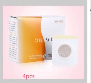 Navel Belly Button Patch Slimming Patch Abdomen Magnetic Detox Sticker (Option: 30 Pcswith Box 4pcs)