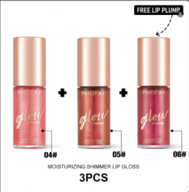 PHOFAY Moisturizing Shimmer Lip Gloss (Option: Set5)