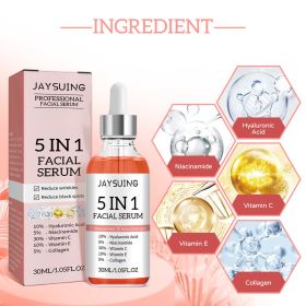 5 In 1 Facial Essence Moisturizes Skin, Tightens Skin, Lightens Spots, Acne, And Beautifies Skin Essence (Option: 3PCS)