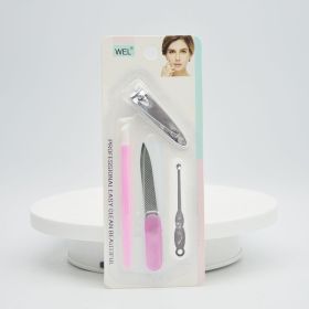 WEL-034 Eyebrow Trimming Knife Four-piece Tool (Option: Suit)