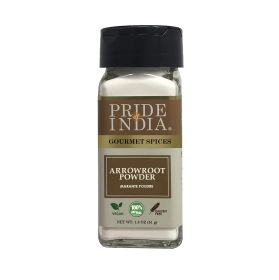 Pride of India ‚Äì Natural Arrowroot Ground Powder ‚Äì Gourmet Baking & Thickening Agent ‚Äì Gluten & GMO Free ‚Äì Good for Sauces (size: 2 Oz)