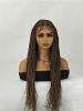 30 Inch Full Lace Front Box BraidedWig for Black Women -LightweightSynthetic Braids with Baby Hair