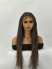 30 Inch Full Lace Front Box BraidedWig for Black Women -LightweightSynthetic Braids with Baby Hair