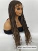 30 Inch Full Lace Front Box BraidedWig for Black Women -LightweightSynthetic Braids with Baby Hair