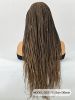 30 Inch Full Lace Front Box BraidedWig for Black Women -LightweightSynthetic Braids with Baby Hair