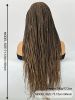 30 Inch Full Lace Front Box BraidedWig for Black Women -LightweightSynthetic Braids with Baby Hair