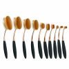 Beauty Experts Set of 10 Oval Beauty Brushes