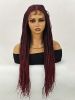 30 Inch Full Lace Front Box BraidedWig for Black Women -LightweightSynthetic Braids with Baby Hair